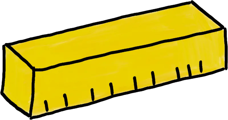 ButterCut — hand-drawn stick of butter
